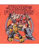 Transformers Boys Optimus Prime Bumblebee Megatron 2 Pack T-Shirts to