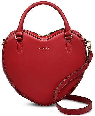 Radley London Valentines Small Leather Zip-Top Crossbody