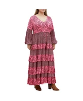 City Chic Plus Dreamweaver Maxi Dress