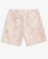 Epic Threads Little & Big Girls Floral-Print Denim Midi Shorts, Exclusively at Macy's