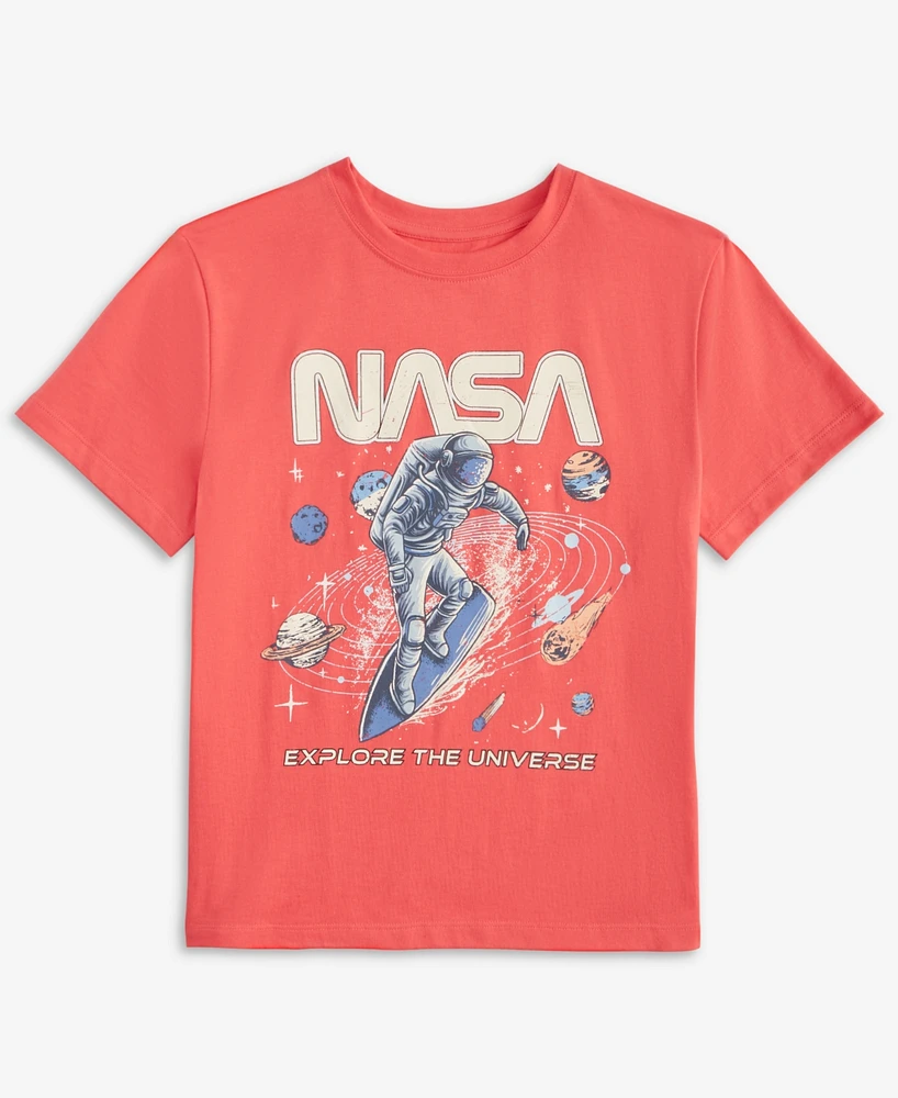 Grayson Threads Kids, The Label Big Boys Nasa Graphic T-Shirt