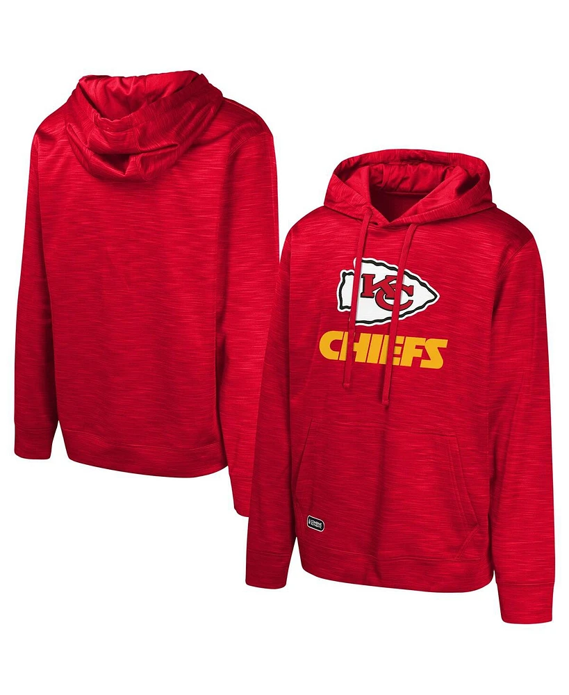 Outerstuff Men's Red Kansas City Chiefs Streak Fleece Pullover Hoodie