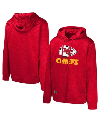 Outerstuff Men's Red Kansas City Chiefs Streak Fleece Pullover Hoodie