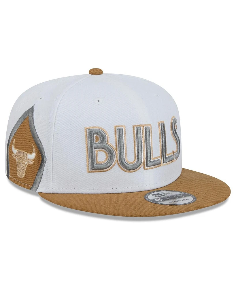 New Era Men's White Chicago Bulls 2024/25 City Edition 9FIFTY Snapback Hat