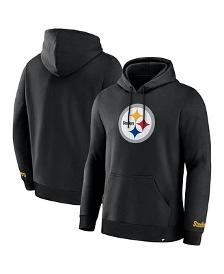 Fanatics Men's Black Pittsburgh Steelers Legacy Fleece Pullover Hoodie