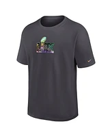 Nike Men's Anthracite Super Bowl Lix Heavy Max 90 Statement T-Shirt