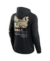 Fanatics Men's Black Milwaukee Bucks Game Time Crossover Pullover Hoodie