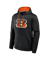 Fanatics Men's Black Cincinnati Bengals Defender Pullover Hoodie