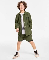 Epic Threads Little Big Boys Pickleball Club Coach Jacket Los Angeles Graphic T Shirt Layered Look Shorts Exclusively At Macys
