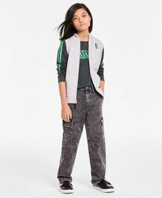 Epic Threads Little Big Boys Sleeveless Hoodie Venice Skate Shop Graphic T Shirt Relaxed Cargo Jeans Exclusively At Macys