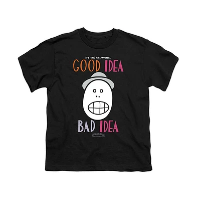 Animaniacs Boys Good Idea Bad Short Sleeve Juvenile Tee / T-Shirt