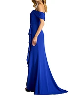 Tadashi Shoji Drea Waterfall Flounce Gown