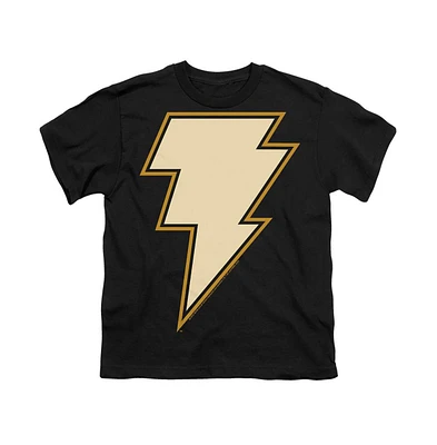 Black Adam Boys Chest Emblem Short Sleeve Tee / T-Shirt