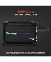 Pyle 2-Channel Bridgeable Mosfet Amplifier, 2000 Watt Max, Invincible Series