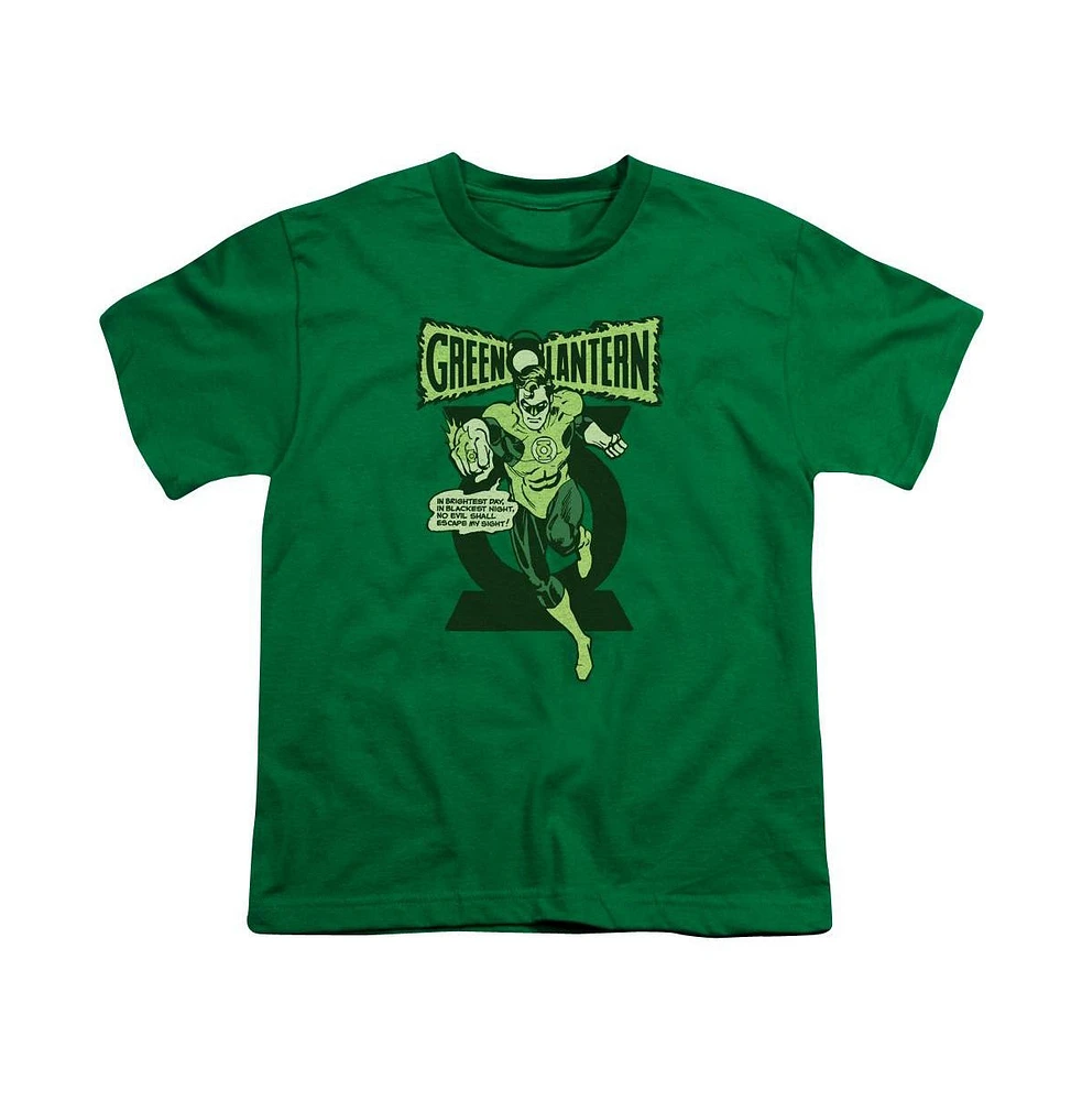 Green Lantern Boys Retro Oath Short Sleeve Tee / T-Shirt