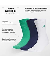 adidas Men's 3pk. Classic Cushioned Crew Socks