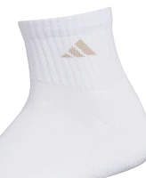 adidas Men's 6pk. Logo Quarter Socks