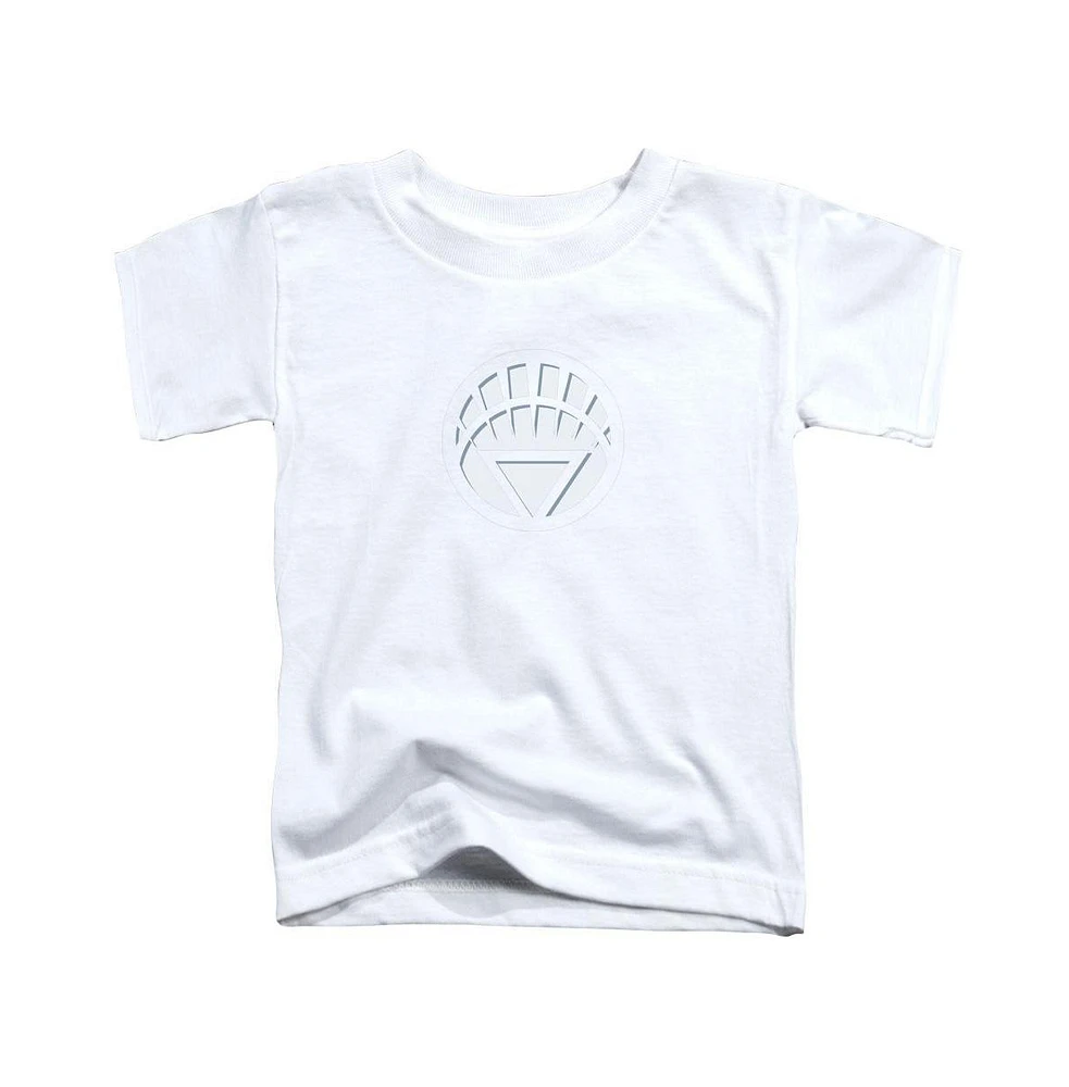 Green Lantern Boys White Logo Short Sleeve Juvenile Tee / T-Shirt