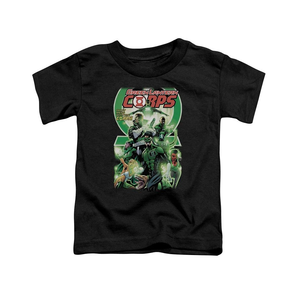 Green Lantern Toddler Girls Baby-Girls Gl Corps 25 Cover Short Sleeve Tee / T-Shirt