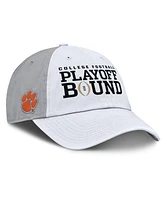 Nike Men's and Women's White/Gray Clemson Tigers 2024 College Football Playoff Club Adjustable Hat