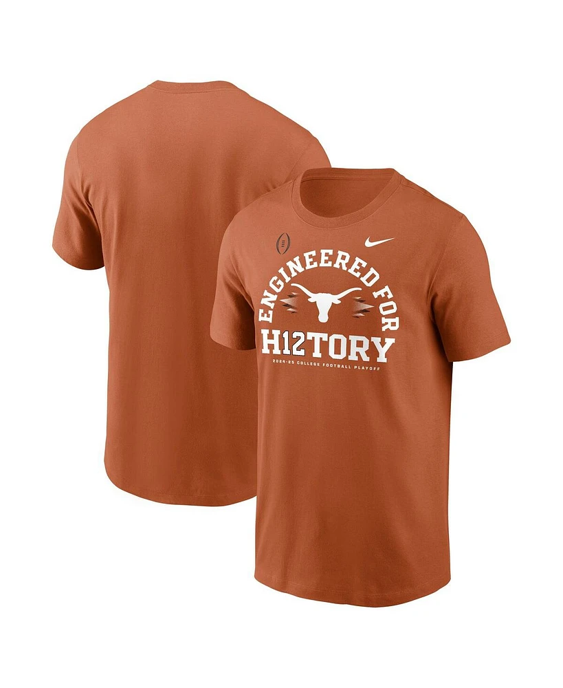 Nike Men's Texas Orange Longhorns 2024 College Football Playoff Engineered for History T-Shirt