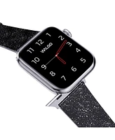 Waloo Sparkly Brilliance Leather Band For Apple Watch