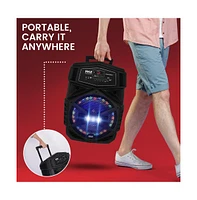 Pyle 12" Portable Bluetooth Pa Speaker System