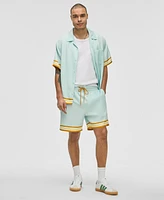 Mode of One Men's Twill Striped-Trim Pull-On Shorts, Exclusively at Macy's