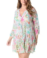 Coco Reef Women's Enchant Printed Cover-Up Dress