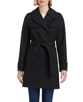 Kate Spade New York Women s Short Double-Breasted Trench Coat