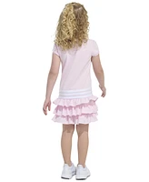 adidas Toddler & Little Girls Short-Sleeve Ruffled Polo Dress