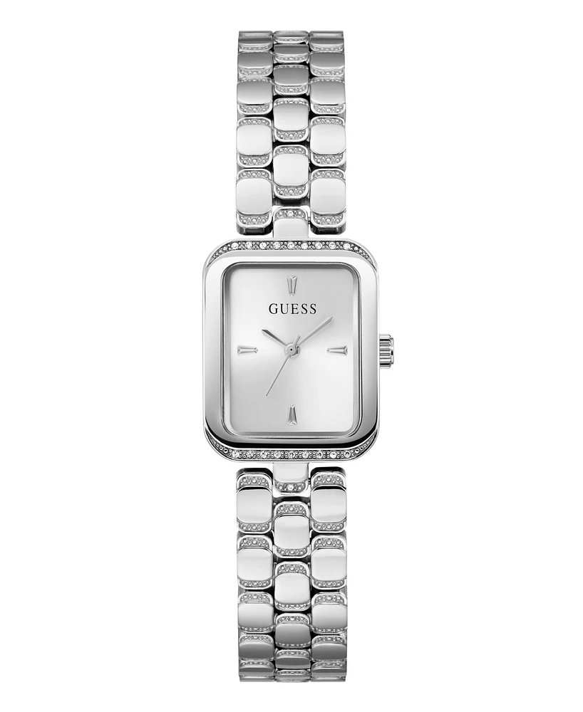 Guess Women's Analog Silver Tone Steel Watch, 22mm