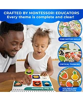 Quokka Montessori Busy Book for Toddlers 3-5 Years with Interactive Pages