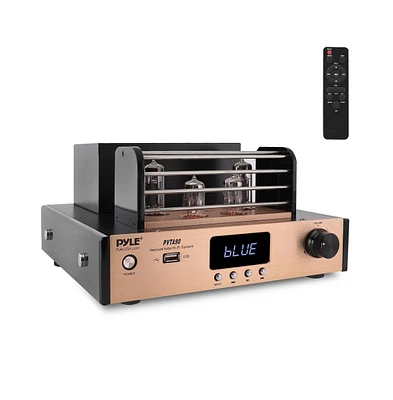 Pyle Bluetooth Tube Amplifier Stereo Receiver