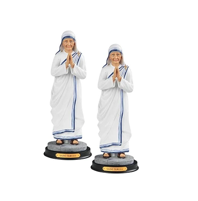 Fc Design "2-pc Set" 12"H St. Teresa Statue Holy Figurine Statue Ornament Home Room Office Decor and Perfect Ideas for Housewarming, Holidays and Birt