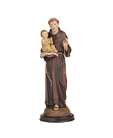 Fc Design "2-pc Set" 12"H Saint Anthony Statue Anthony of Padua Holy Figurine Statue Ornament Home Room Office Decor and Perfect Ideas for Housewarmin