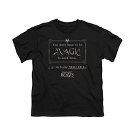 Fantastic Beasts Boys Magic To Work Here Short Sleeve Juvenile Tee / T-Shirt