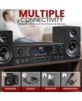 Pyle Home Theater Wireless Bt Streaming Receiver Amplifier