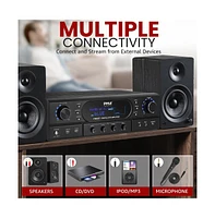 Pyle Home Theater Wireless Bt Streaming Receiver Amplifier