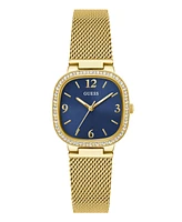 Guess Women's Gold-Tone Mesh Bracelet Watch, 32mm