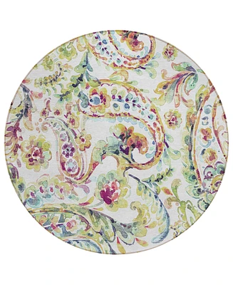 Addison Chantille Machine Washable ACN834 8'x8' Round Area Rug