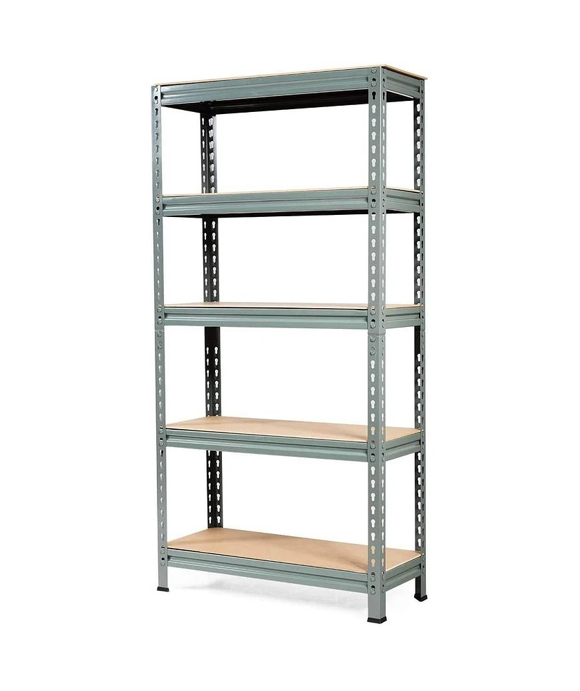 Slickblue Heavy Duty 60 inch Adjustable 5-Shelf Metal Storage Rack