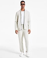 Alfani Men's Alfatech Regular-Fit Compact Textured Ponte-Knit Jacket, Exclusively at Macy's