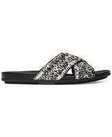 FitFlop Women's Gracie Woven Cross Slide Sandals