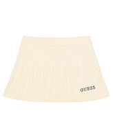 Guess Baby Girls Short Sleeve Sweater and Skirt with Matching Diaper Cover, 3-Piece Set