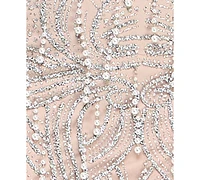 Bcx Juniors' Hanging Pearls Sweetheart Gown, Created for Macy's