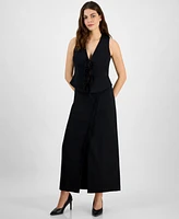 Bar Iii Women's Tie-Front Vest, Exclusively at Macy's