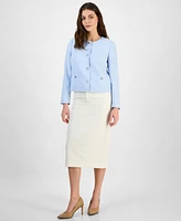 Bar Iii Women's Tweed Jacket, Exclusively at Macy's