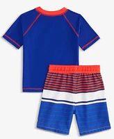 Mickey Mouse Toddler Boys Rash Guard & Swim Trunks Set