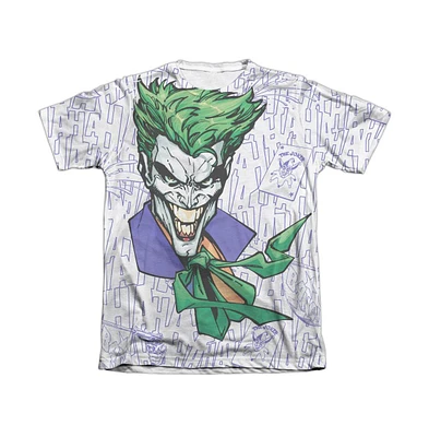 Batman Men's Laugh Clown Laugh Adult 65/35 Poly/Cotton Short Sleeve Tee / T-Shirt